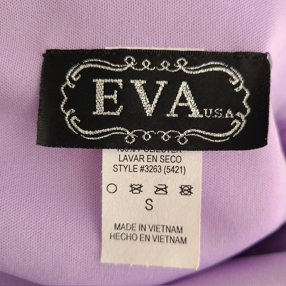 Eva Bridesmaid Dress Small Lilac - Picture 5 of 6